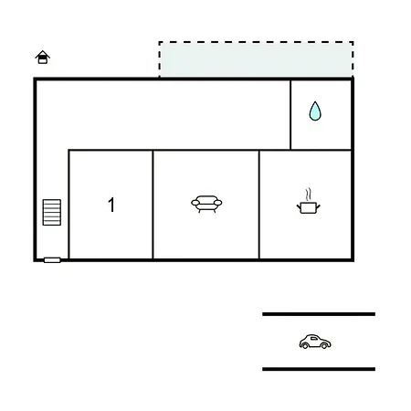 1 Bedroom Beautiful In
